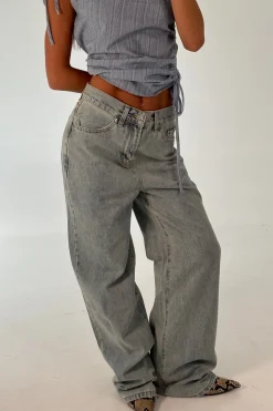 Albie Jean Vintage Blue Women Pants|Jeans