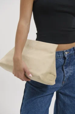 Hot Becca Suede Clutch Beige Women Bags & Shoes
