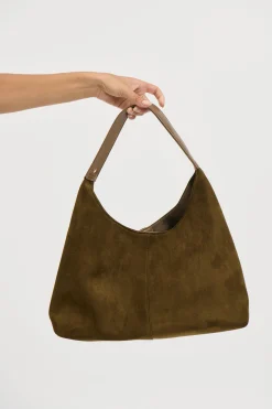 Clearance Kenny Suede Bag Olive Women Bags & Shoes