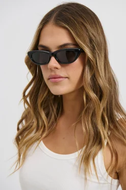 Outlet The Caroline Black/Black Women Sunglasses