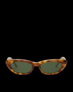 Discount The Caroline Hazel Tort/Green Women Sunglasses